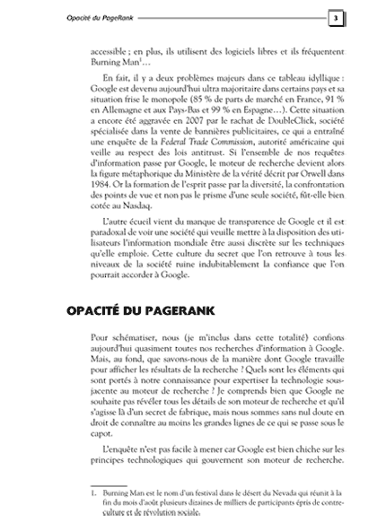 Dunod - Les dix plaies d'Internet - Dominique Maniez - Entrer en résistance - Opacité du pagerank - page 3