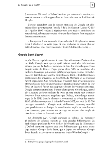 Dunod - Les dix plaies d'Internet - Dominique Maniez - Le fantasme de la totalité - page 9