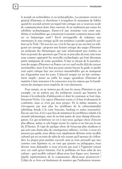 Dunod - Les dix plaies d'Internet -  Dominique Maniez - Introduction - page 2