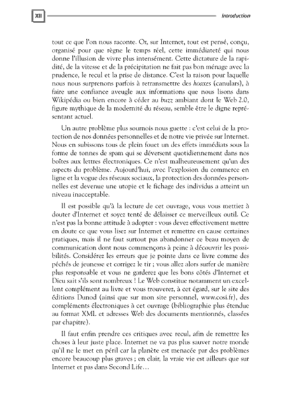 Dunod - Les dix plaies d'Internet - Dominique Maniez - Introduction - page 4